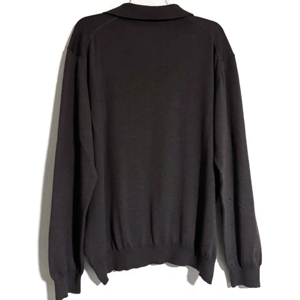 NORDSTROM VINTAGE CHOCOLATE BROWN ANGORA SWEATER